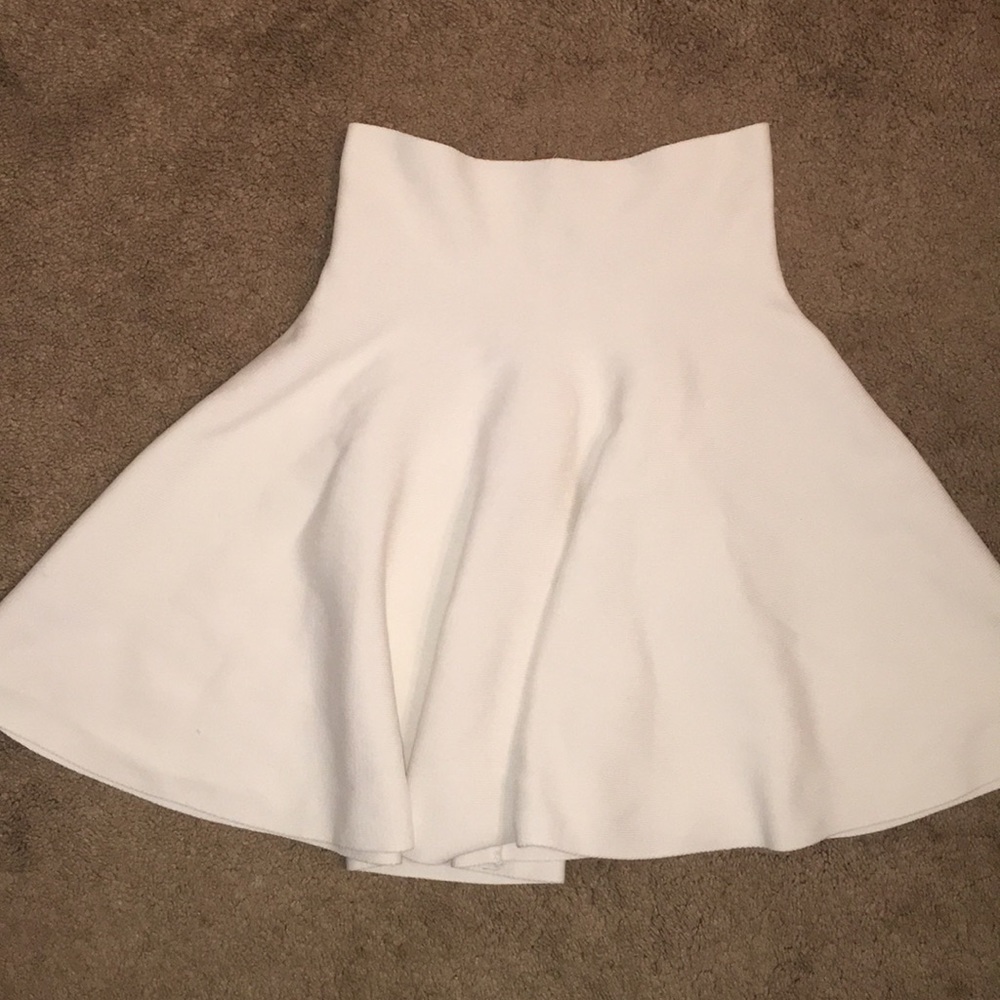 White skirt